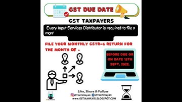 file your monthly GSTR-6 Return For The Month Of August 2022|@TaxFinGyan|#tax #2022 #shorts #gst