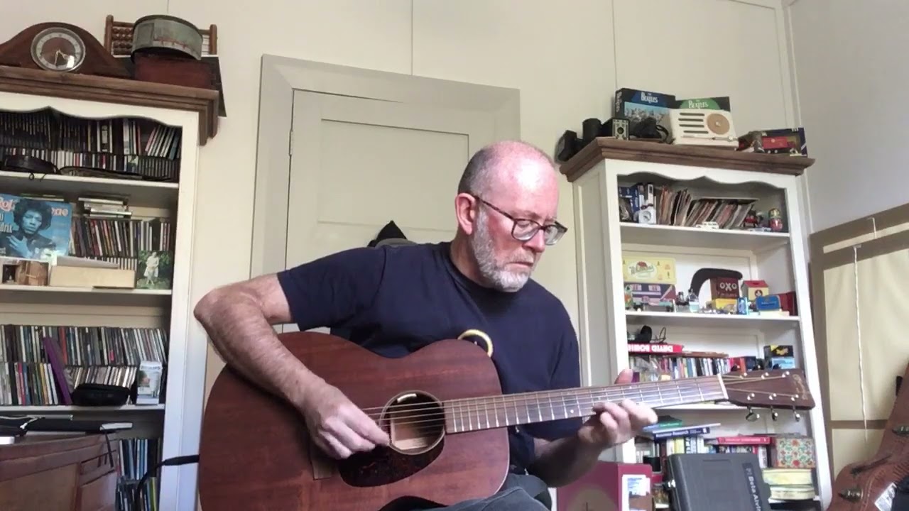 Martin 000-15M with LR Baggs Anthem pick-up, LR Baggs Session DI pedal into AER Compact 60.