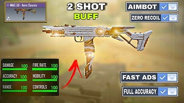 NEW "2 SHOT" MAC10 Gunsmith! its TAKING OVER COD Mobile in Season 10
