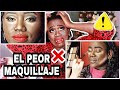 UNA MAQUILLADORA PROFESIONAL ME MAQUILLA PARA NAVIDAD Y ASI QUEDE....