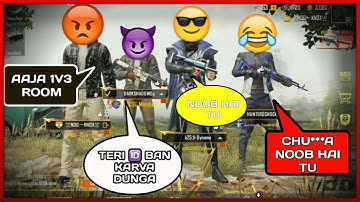 RANDOM PRO PLAYER CALL ME NOOB AND I CHALLENGE FOR 1V3 TDM ROOM | LOW END DEVICE | NOT DIE GAMING