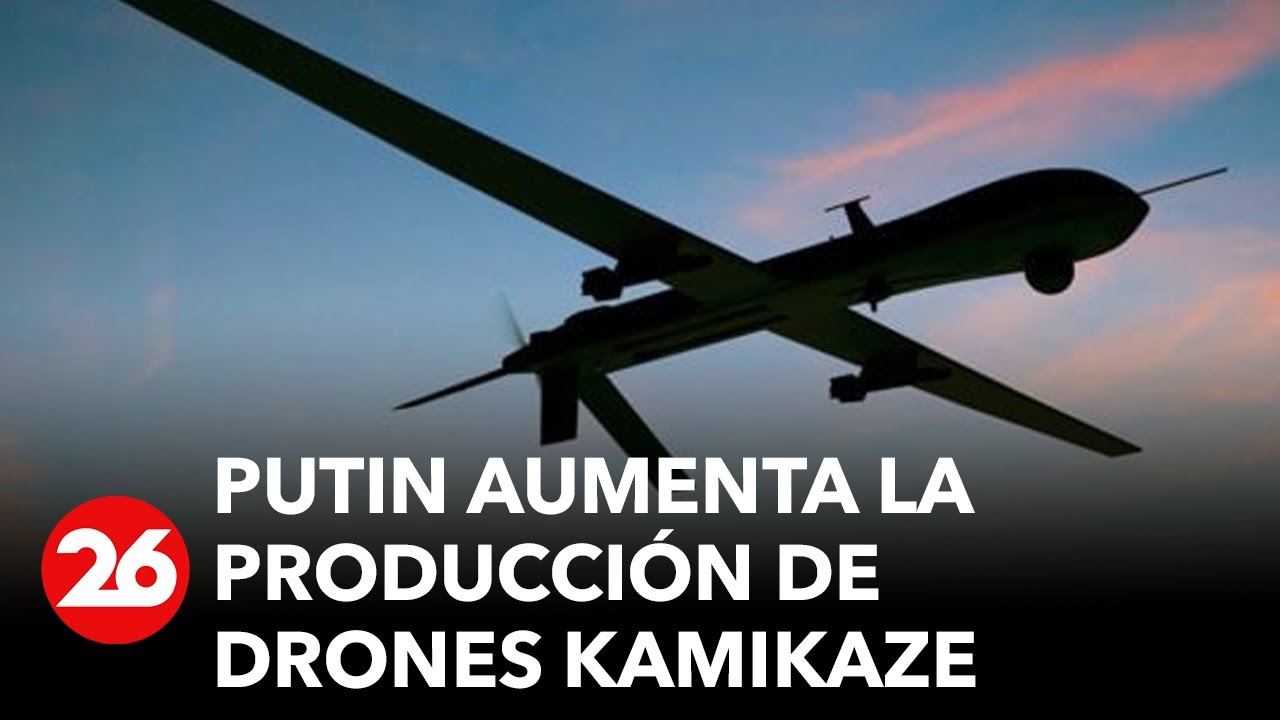 RUSIA Putin encarga aumentar la producción de drones kamikaze rusos