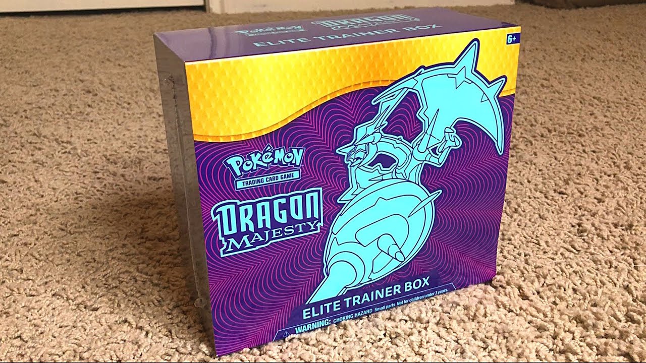 pokémon trading card game dragon majesty elite trainer box *HYPER RARE PULL!* Unboxing Pokemon Cards DRAGON MAJESTY ELITE TRAINER BOX!