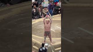 Shots from the final bout of the Grand Sumo Tournament on Jan 18, 2024! #japan #japantravel #sumo