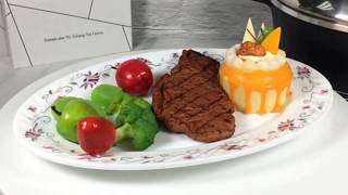 Tableware Clear Opal Gl With Decal Dinner Set For Supermaker