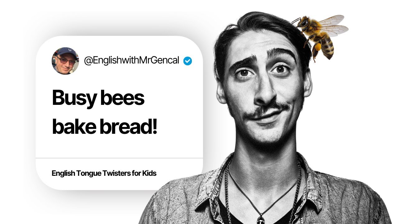Busy Bees Bake Bread 🐝 | Fun English Tongue Twister Song