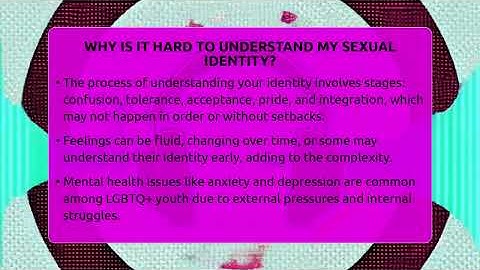 Why Is It Hard To Understand My Sexual Identity? - Queer Teens United