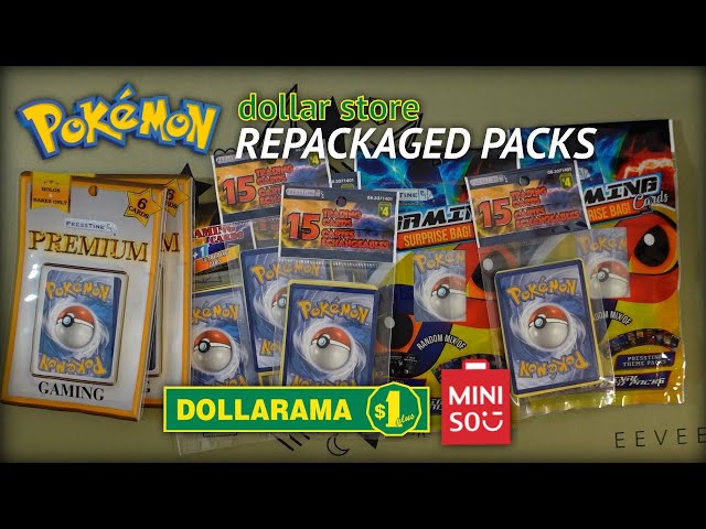 Opening Dollar Store Pokmon Cards (Dollarama, Miniso) - YouTube Opening Dollar Store Pokmon Cards (Dollarama, Miniso) - YouTube