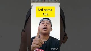 Arti Nama Ade
