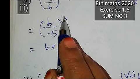 8TH MATHS EXERCISE 1.6 SUM NO 3 /SAMACHEER-KALVI 2020 NEW SYLLABUS /FARIHA MATHEMATICS