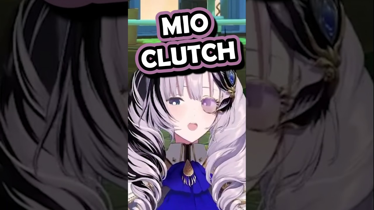 Mio Coming In Clutch  #vtuber #hololive #Pavolive #Pavolia_Reine