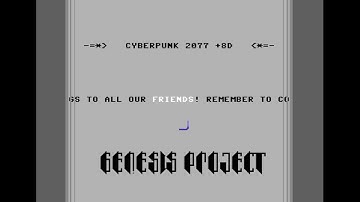 Genesis Project - The 4k Hyperactive Worm Intro | C64 4K Intro