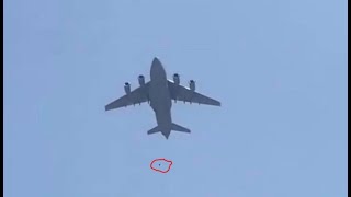Afghanistan Shocking Video Shows 2 People Falling Off Plane Mid-Air In Kabul