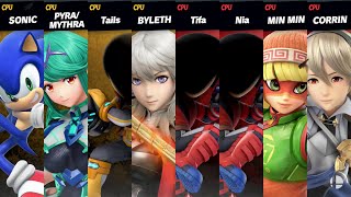 Super Smash Bros. Ultimate - Sonic Racing CrossWorlds vs. Girls
