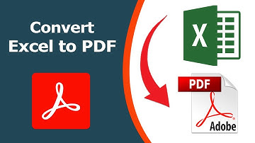 How to convert excel to pdf using Adobe Acrobat Pro DC 2022