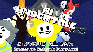 🔴LIVE (24/7) - AI Generated Undertale! | Suggest Topics With "!topic Topic" (EGGMAN UPDATE)