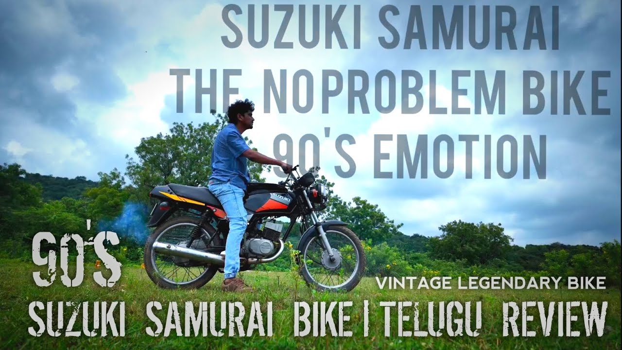 Tvs Suzuki Samurai Bike Telugu Review | The "No problem Bike" | 90's Iconic Legendary Suzuki Samurai