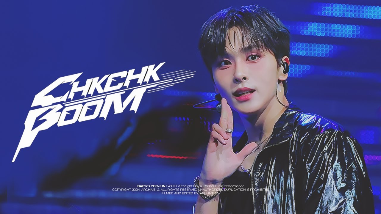 241013 Stray Kids (스트레이 키즈) 'Chk Chk Boom' #BAE173 #유준 focus│@Starlight Boys 1st Mission