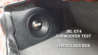 Jbl Gt4 1000W Subwoofer Test