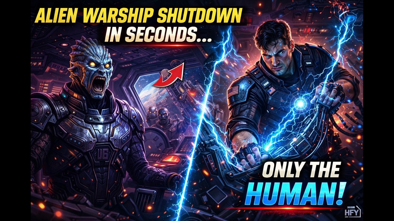 Alien Warship Shutdown in Seconds… And Only the Human....| Best HFY  | HFY SCI-FI Story