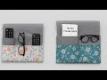 ORGANIZADOR CASERO PARA MANDOS, GAFAS Y ACCESORIOS / Tutorial De Costura / Coser Con Ulyana
