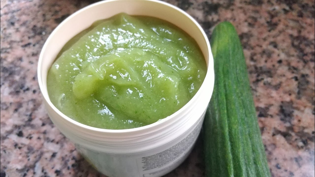 ماسك الخيار والنشا لتبييض البشرة ، محاربة التجاعيد و إزالة حب الشباب