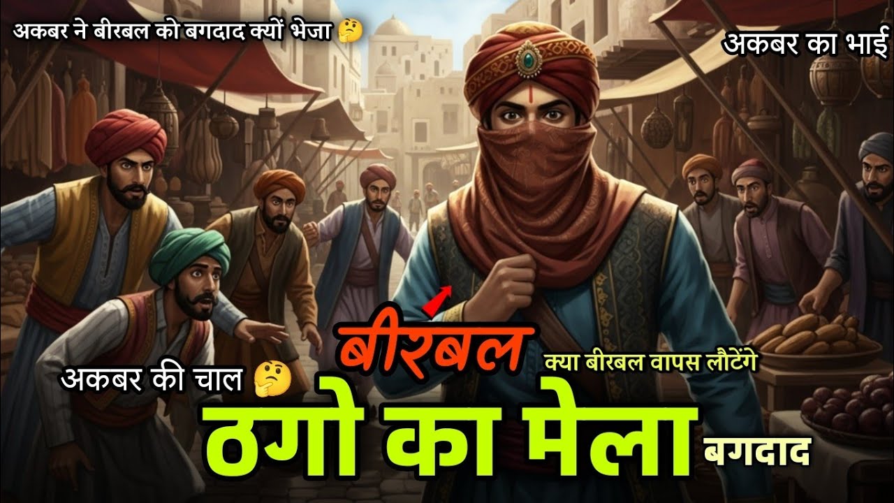 अकबर के दरबार सबसे बुद्धिमान मंत्री | बगदाद 😨 Akbar Birbal ki Kahani | Majedar Story