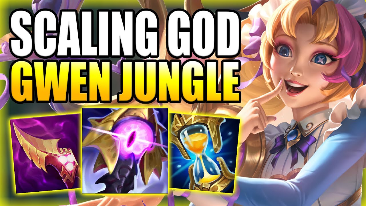 GWEN JUNGLE IS A MID/LATE GAME MONSTER 2 ITEMS = GOD MODE! Best Build/Runes  Guide League of Legends - YouTube