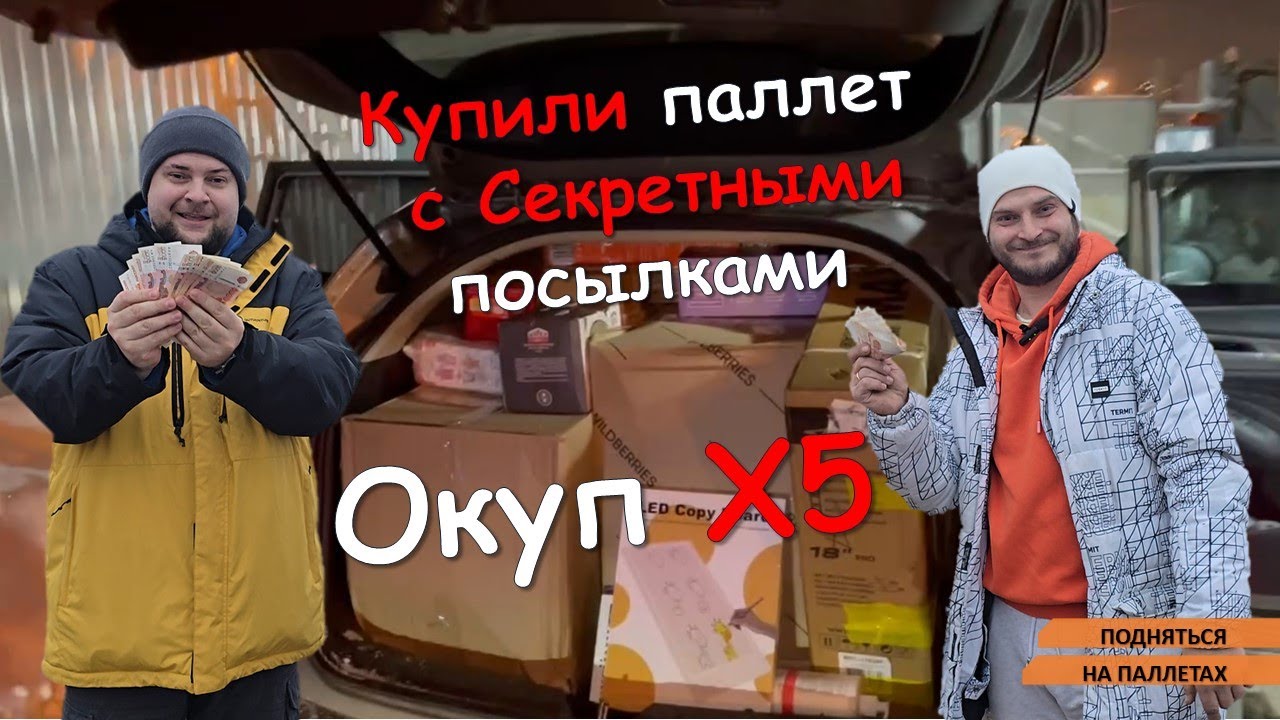 Подняться на паллетах 5  Распаковка #3 паллет с потеряшками за 55  . Продаем на Авито