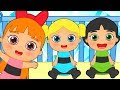 CINCO BEBÉS con SUPERNENAS | Canción con Burbuja, Pétalos y Cactus | Canciones infantiles