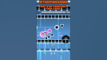 Day 5 of creating this level #gd #cool #geometrydash #nice #fnaf #fyp