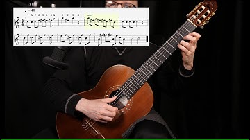 Sight Reading For Guitar. Exercise 7 (2B string in 1st position)
