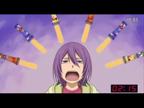 紫原 4秒で6本のまいう棒を食べる Youtube