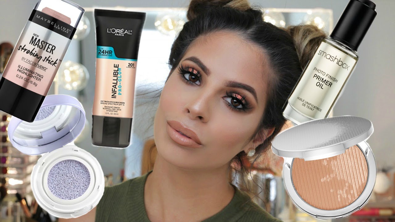 Testing NEW Makeup First Impressions Tutorial DRUGSTORE HIGHEND