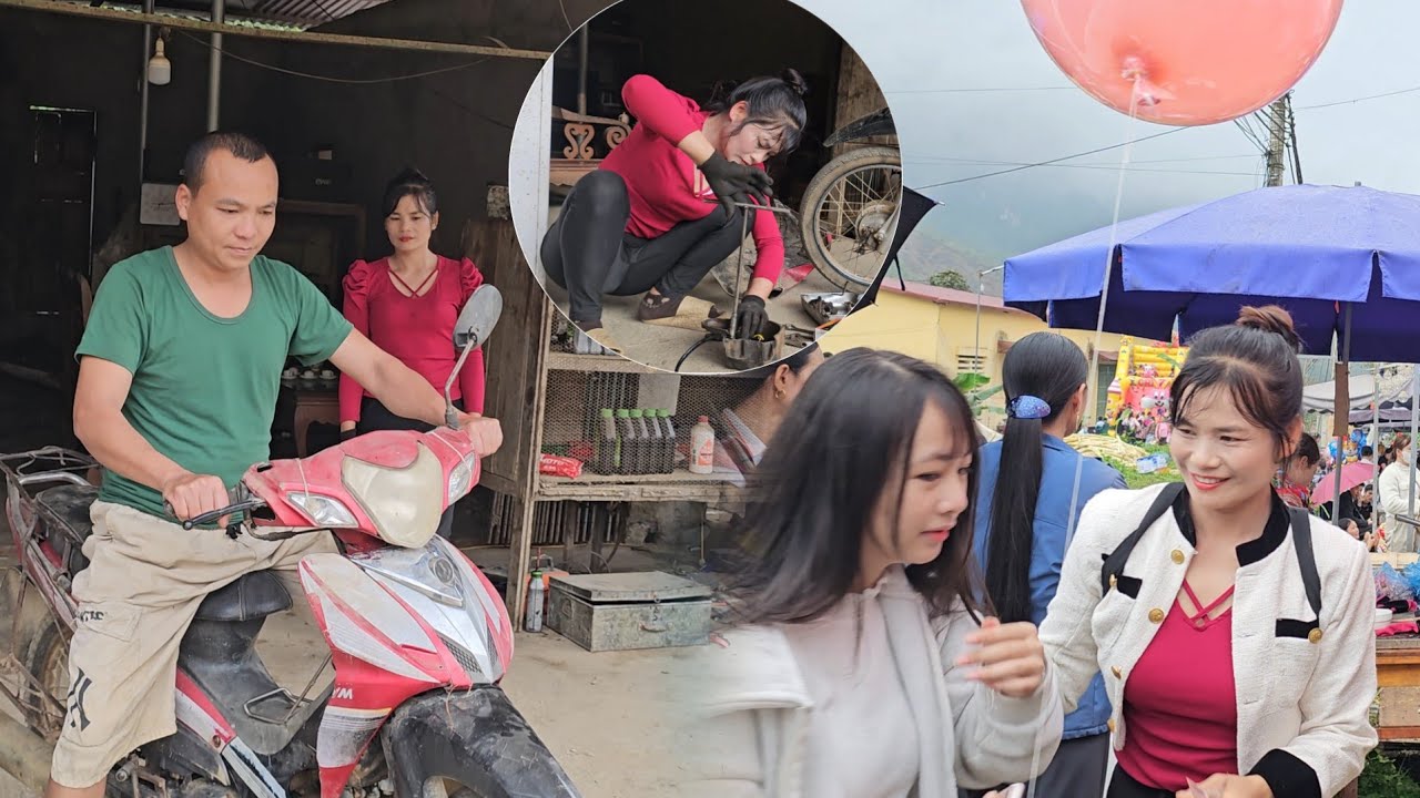 Хуонг отремонтировала и заменила катушку зажигания и пошла на фестиваль.