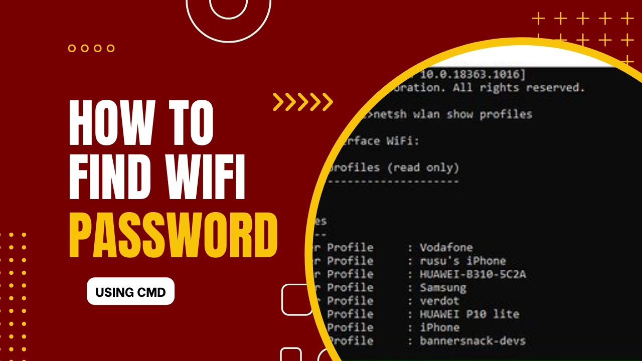 💯How to find Wifi Password using CMD on Windows - YouTube