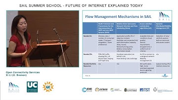 SAIL Summer School: Open Connectivity Services, 3