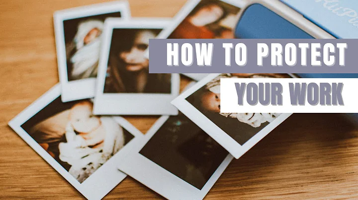 How To Protect Your Work As A Photographer | Copyright & Photography