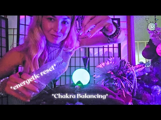 ASMR Reiki Chakra Reading & Balancing to Reset 💫 Align Your Energy to Attract Abundance 🌈✨