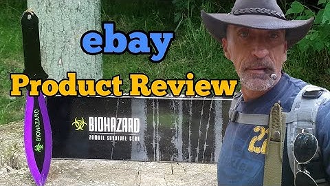 Biohazard zombie survival gear throwing knife