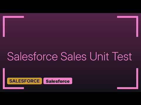 Salesforce: Increase test class coverage