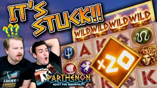 IT'S STUCK?! Slot Keeps Paying! (Parthenon: Quest for Immortality) screenshot 3