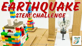 Earthquake Experiment and STEM Challenge for Students - Build a Shake Table and Seismograph