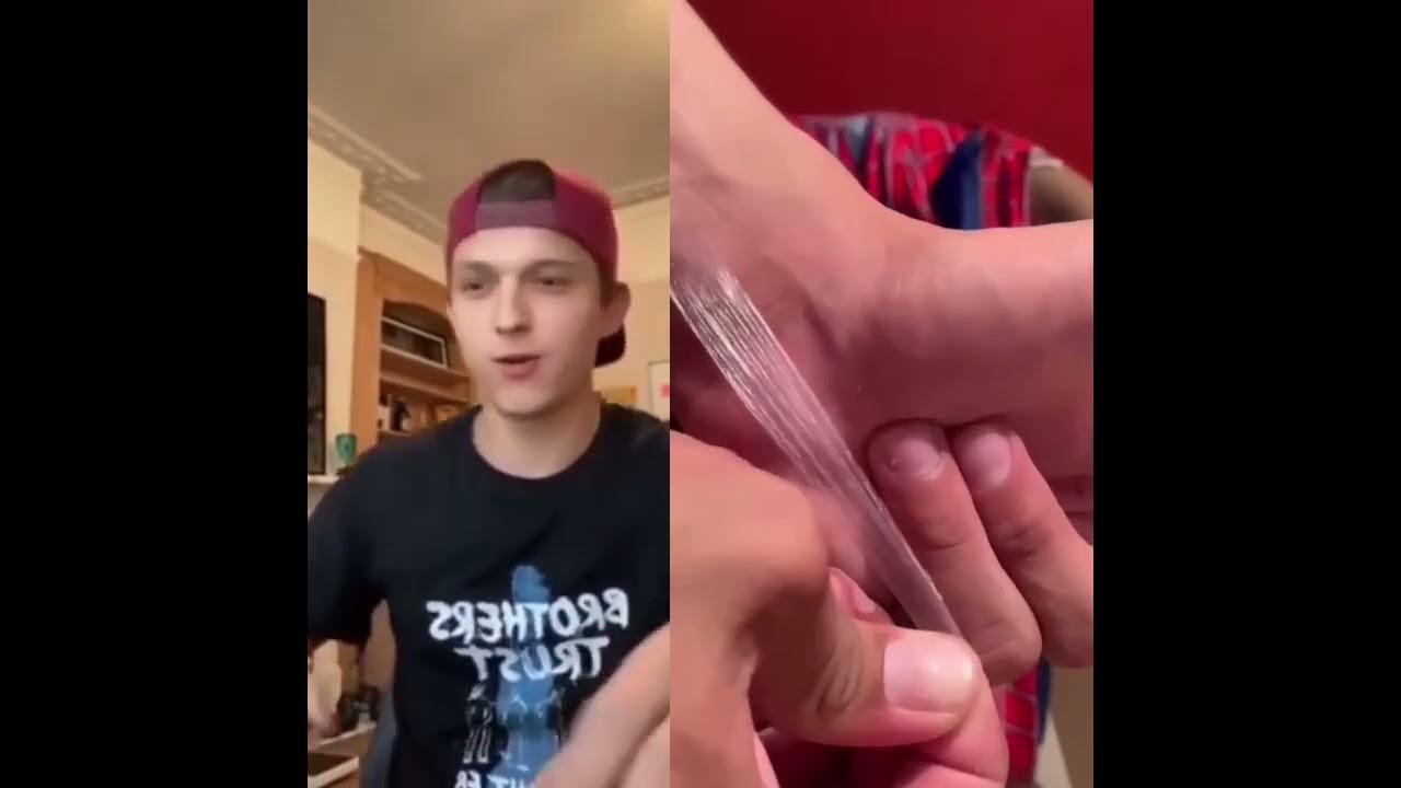Tom Holland react to spider Web Shooter🕸🥵