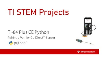 Pairing the Go Direct Sensor