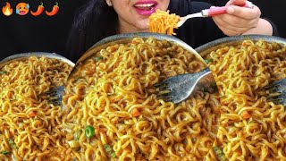 MUKBANG ASMR Spicy maggi noodles challenge ll maggi noodles challenge?? INDIAN street food maggi ?
