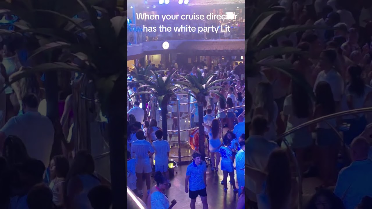 The "White Party" with Kyndall Fire #cruise
