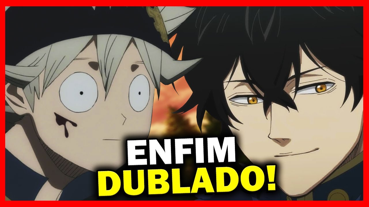 Anime Black Clover terá dublagem em português brasileiro no