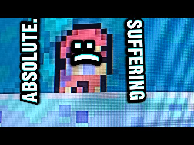 Celeste chapter 9 suffering :( 😭😔 (only got past 1 room and with
