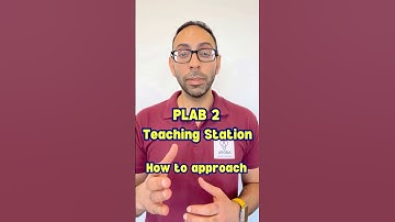 👨‍🏫 Teaching Station in UKMLA PLAB 2?… how to approach and score well… #plab2 #ukmla #plab